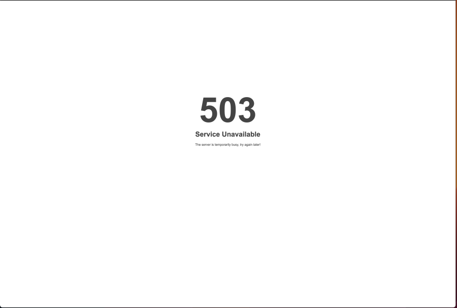503 Service Unavailable - Move to better hosting